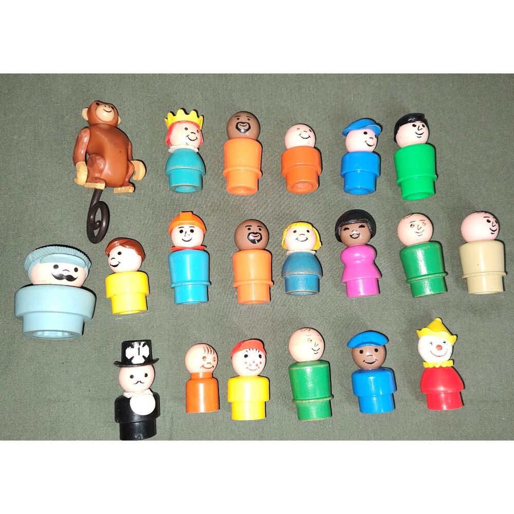 Vintage Fisher-Price Little People Lot of 20 Figures
